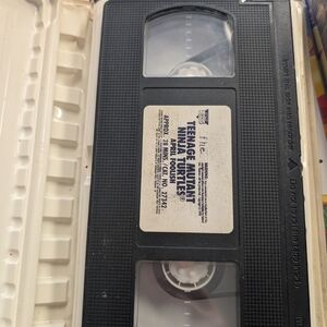 Teenage Mutant Ninja Turtles VHS Tape - Black